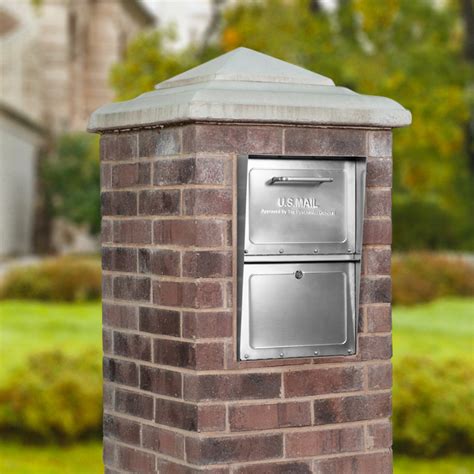 stainless steel post boxes sale|heavy duty stainless steel mailbox.